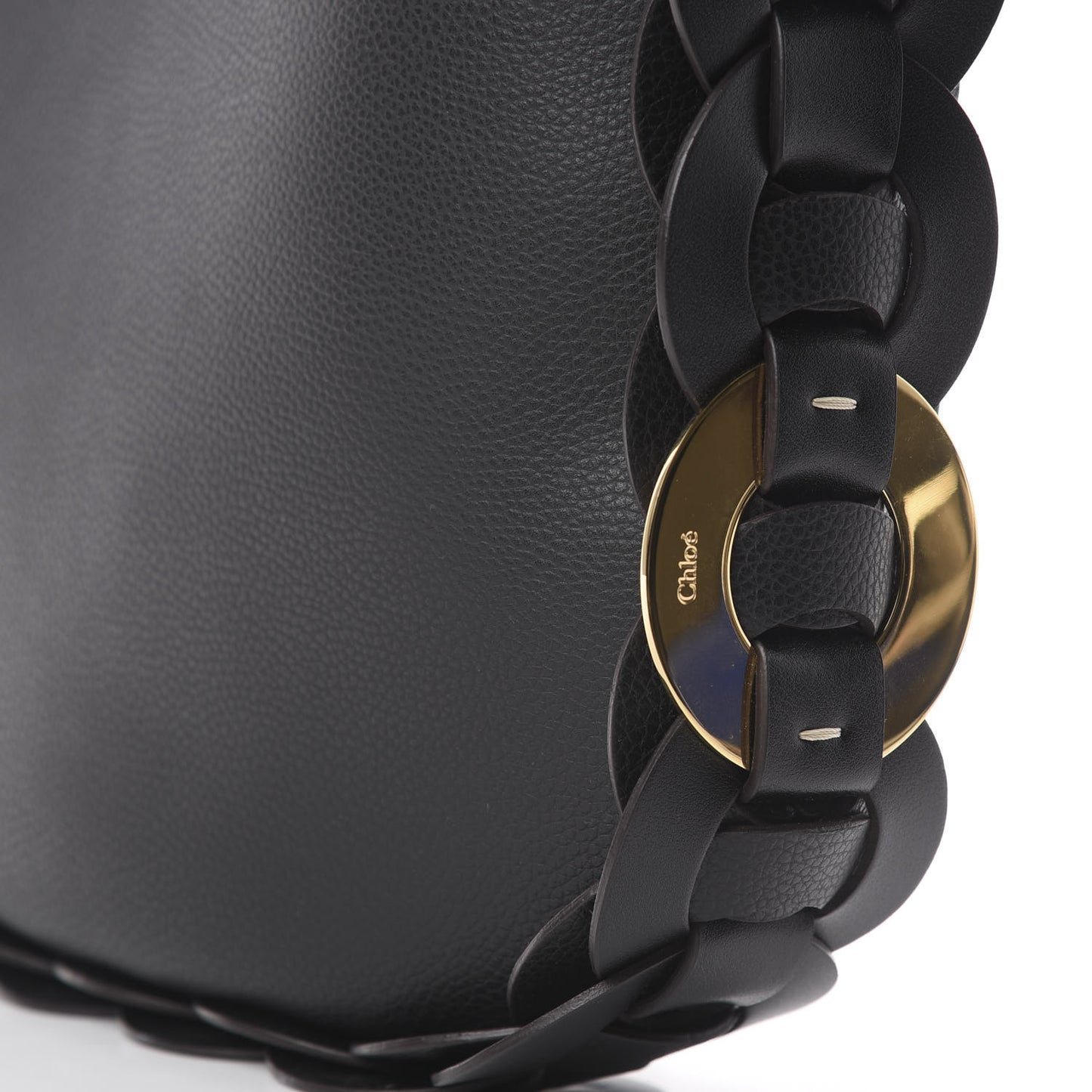 Small Grain Smooth Calfskin Medium Darryl Hobo Black