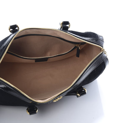 Gucci Suede Patent GG Web Medium Ophidia Boston Black 4 of 8