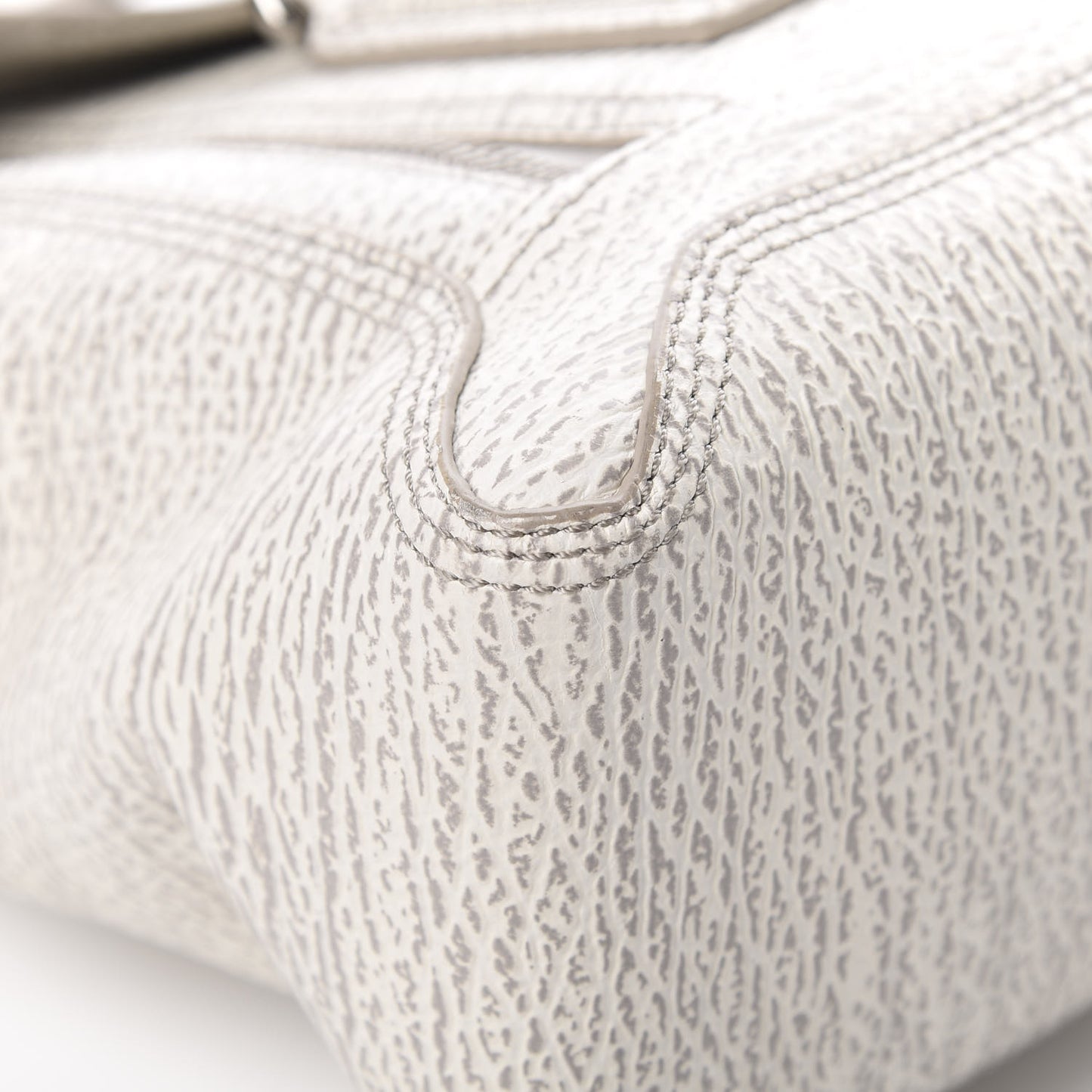 3.1 Textured Calfskin Medium Pashli Satchel Ivory Dove
