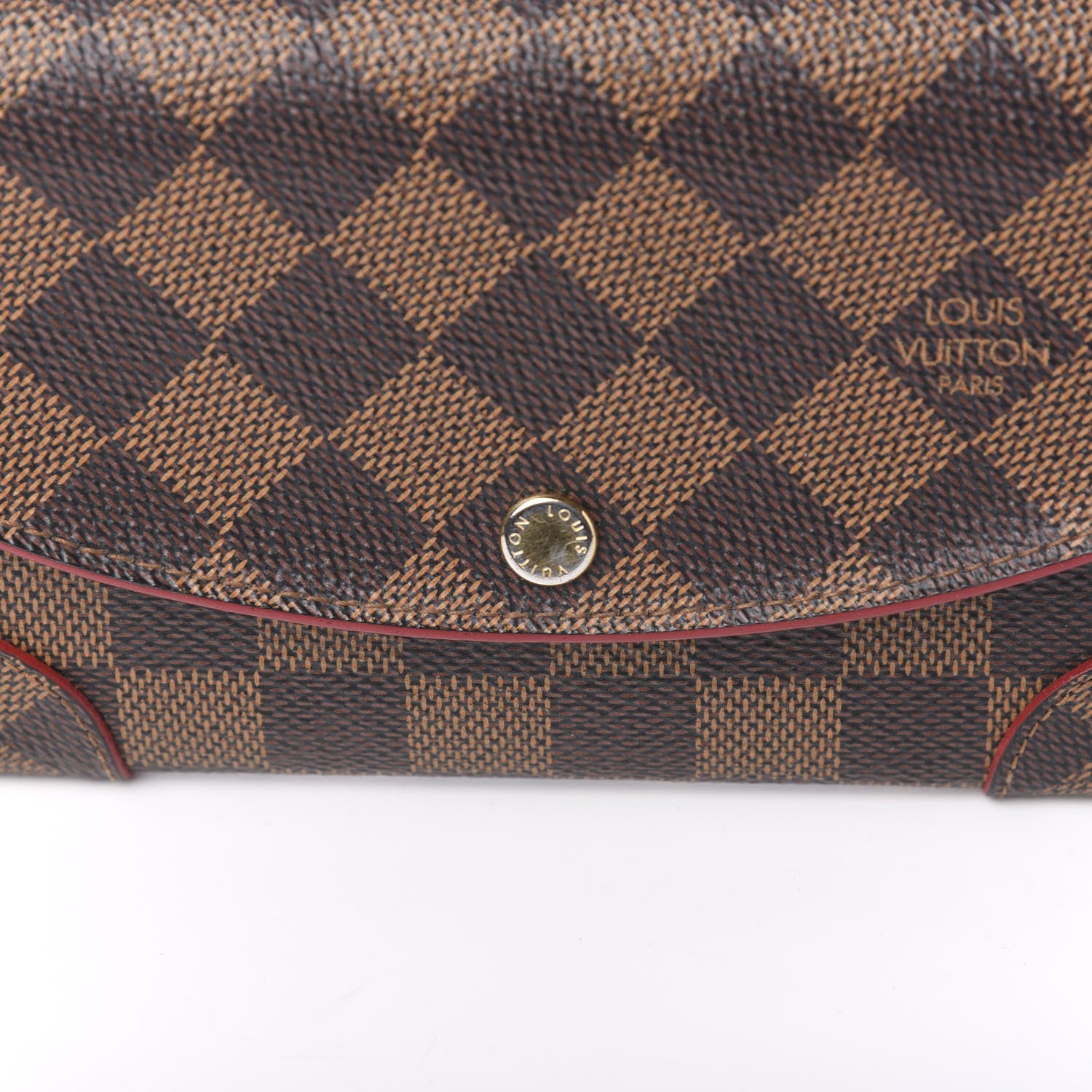Louis Vuitton Damier Ebene Caissa Wallet Cherry 6 of 6