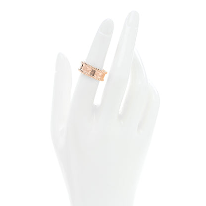 Van Cleef & Arpels 18K Rose Gold Perlee Signature Ring 52 6 2 of 5