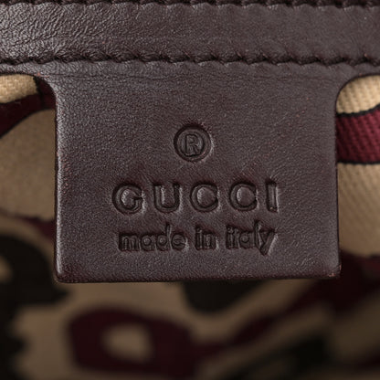 Gucci Guccissima Large Punch Tote Chocolate Brown 6 of 15