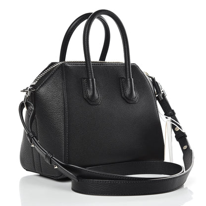 Givenchy Sugar Goatskin Mini Antigona Black 3 of 9