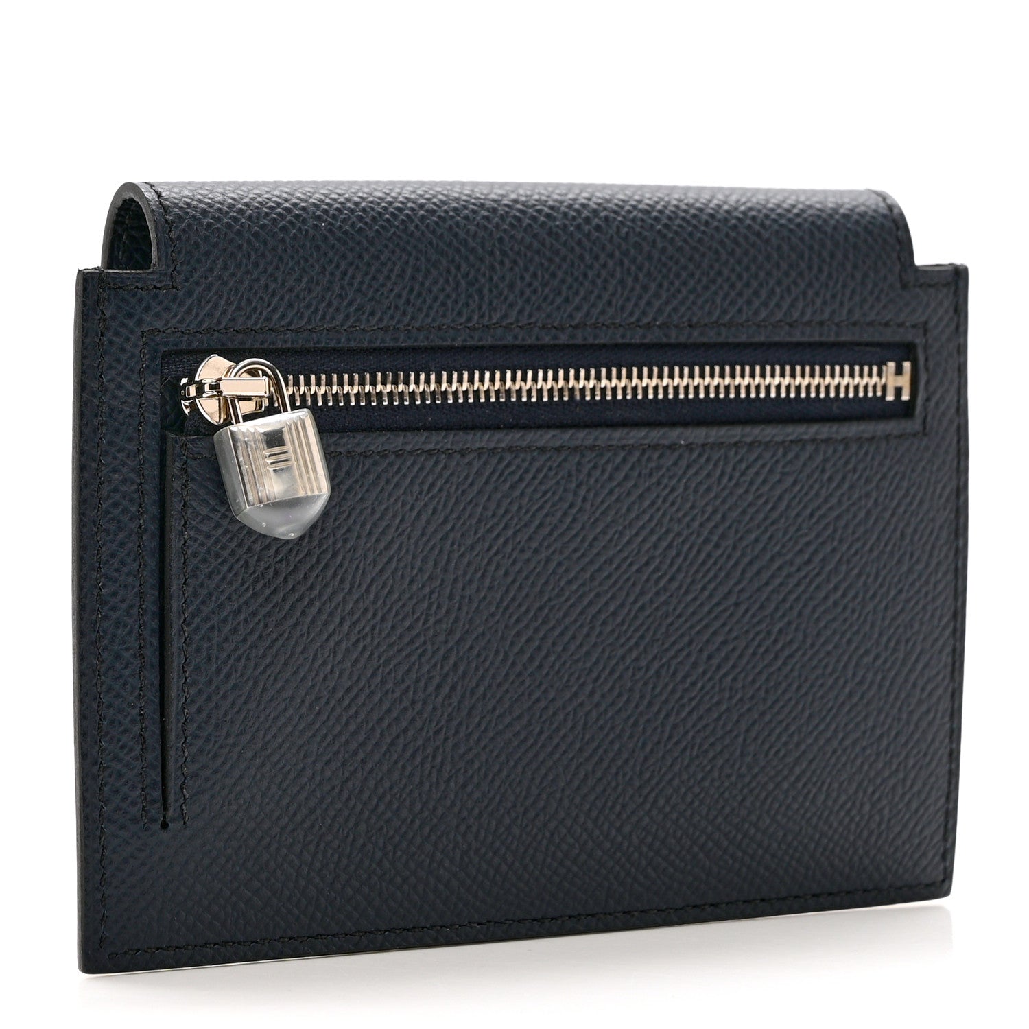 Hermes Epsom Kelly Pocket Compact Wallet Bleu Indigo 3 of 7
