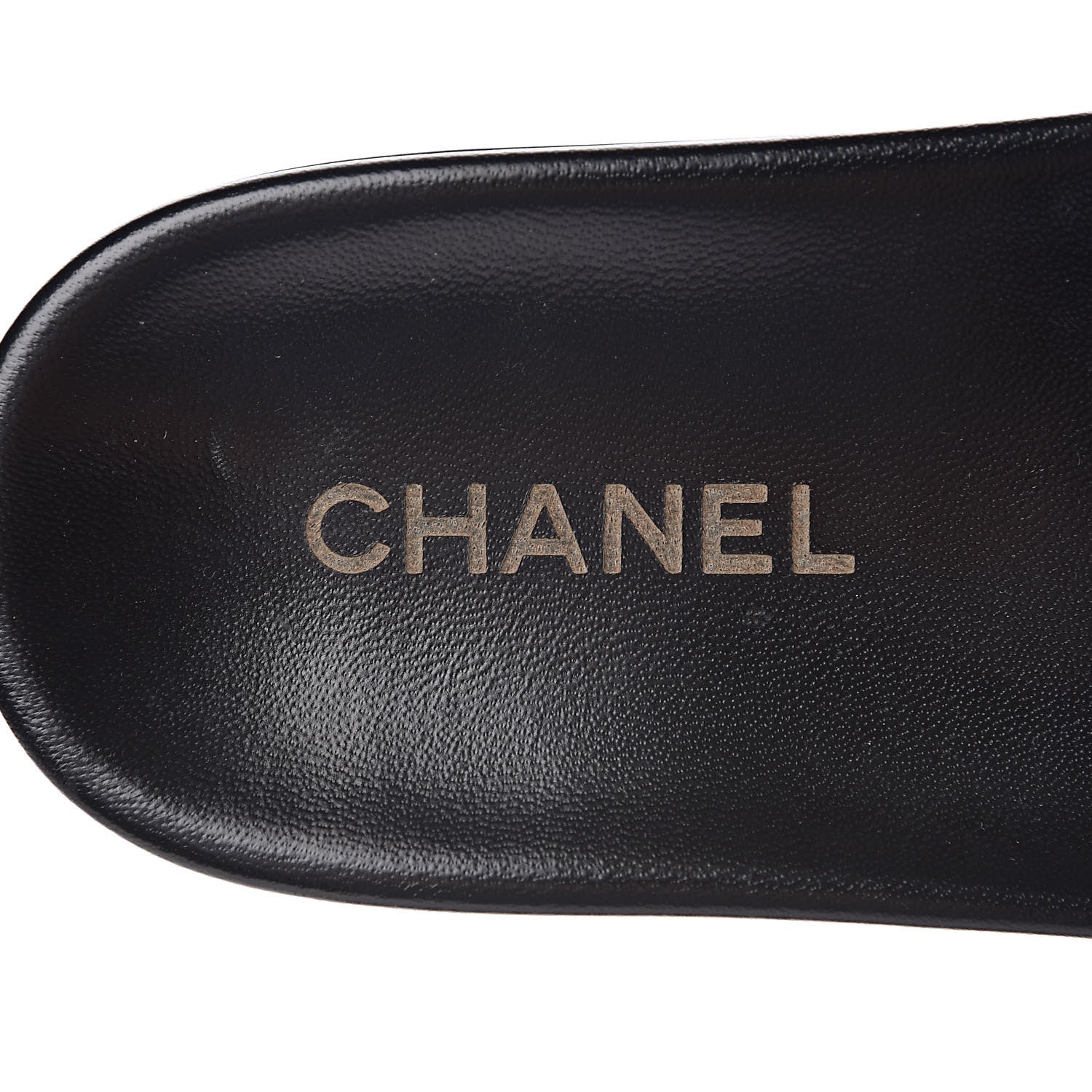 Chanel Fantasy Lambskin Chain Flat Sandals 41 Blue 6 of 10