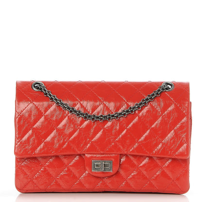 Chanel Glazed Calfskin Quilted 2.55 Reissue 226 Flap Red 1 of 11