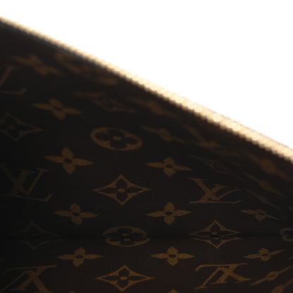 Louis Vuitton Calfskin Neverfull Inside Out MM Pochette Black 5 of 6