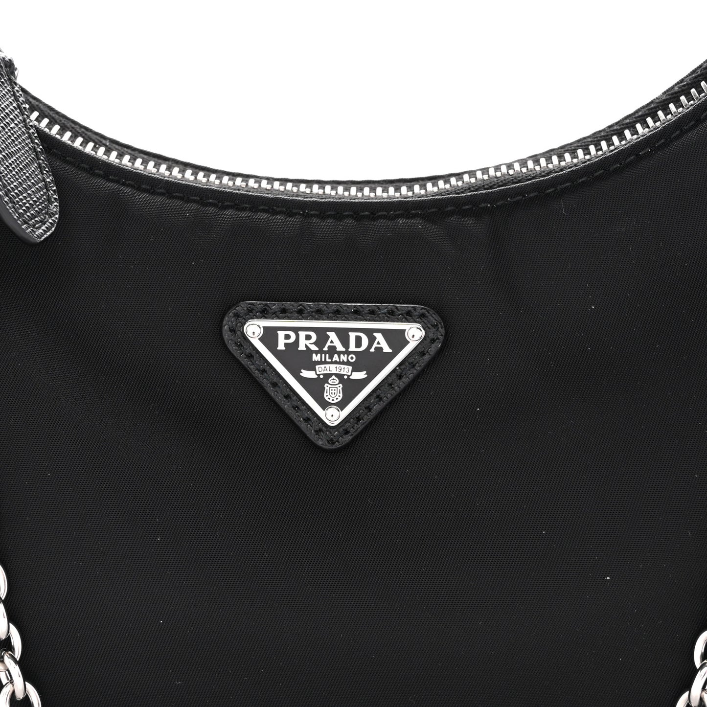 Re-Nylon Saffiano Re-Edition 2005 Shoulder Bag Black