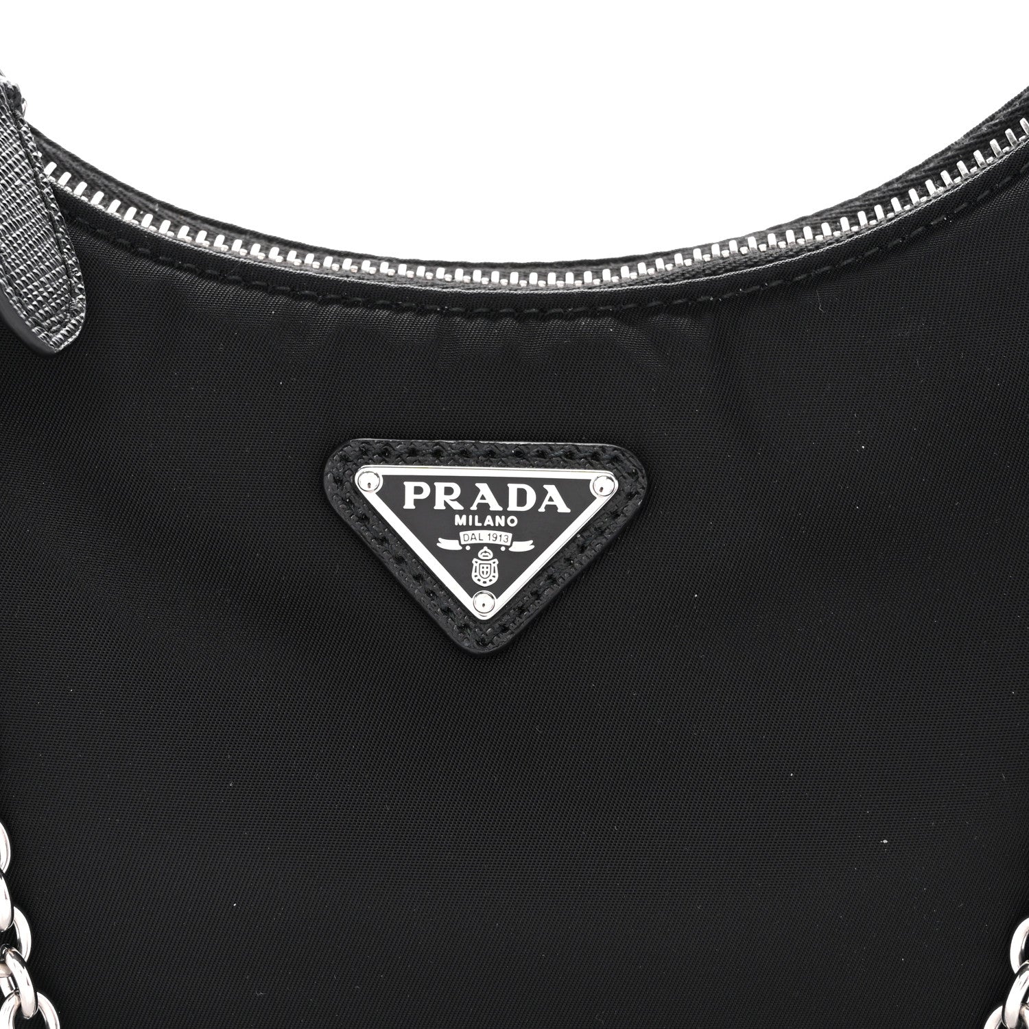 Prada Re-Nylon Saffiano Re-Edition 2005 Shoulder Bag Black 9 of 11