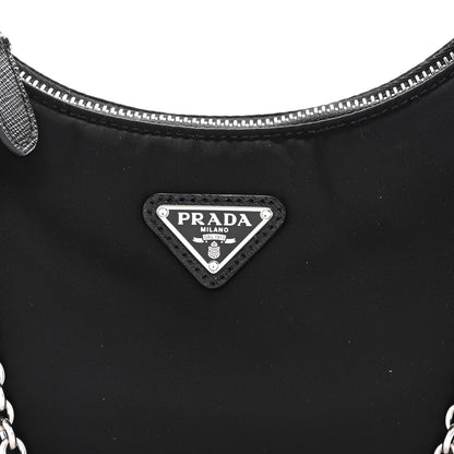 Prada Re-Nylon Saffiano Re-Edition 2005 Shoulder Bag Black 9 of 11