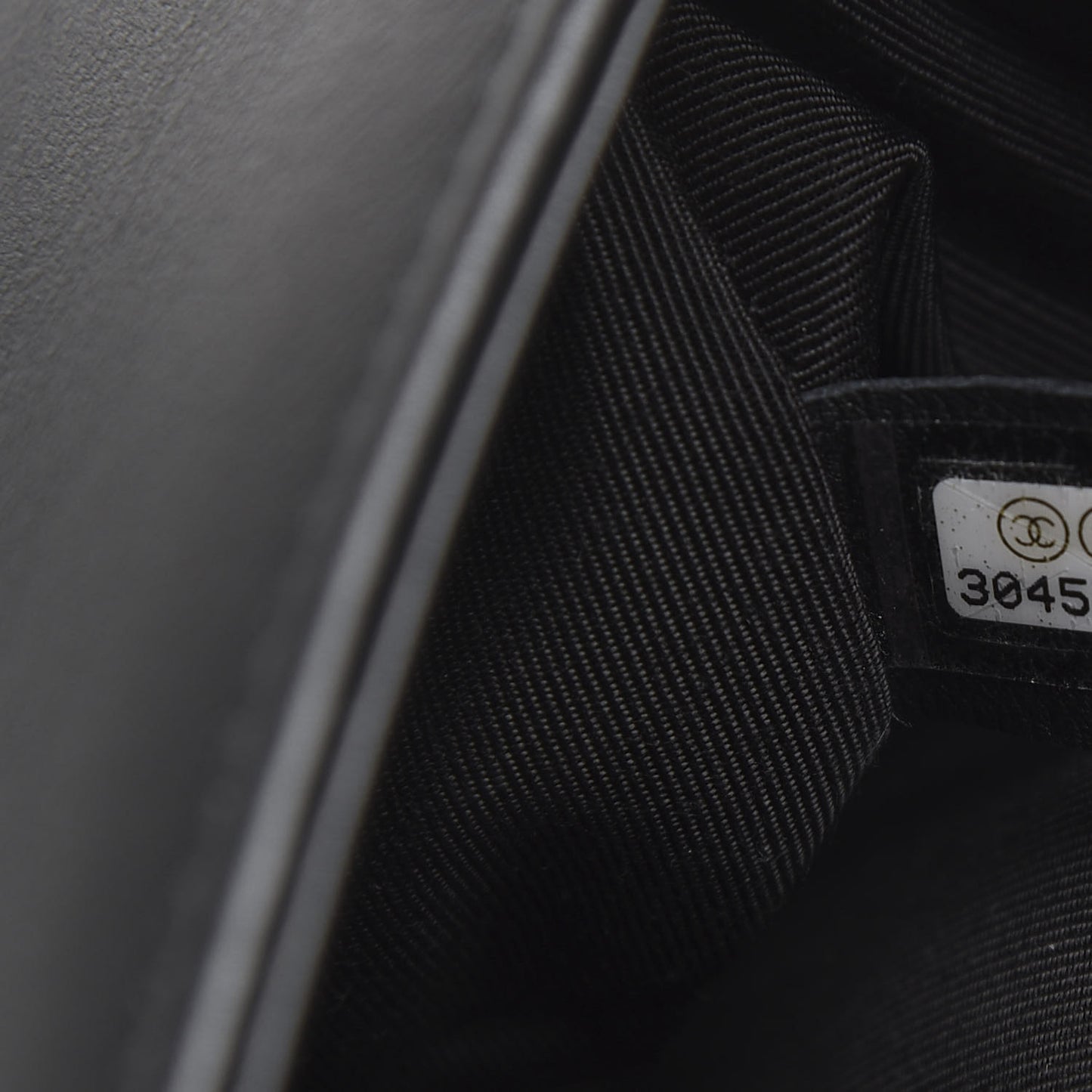 Calfskin Small Boy Logo Top Handle Flap Black