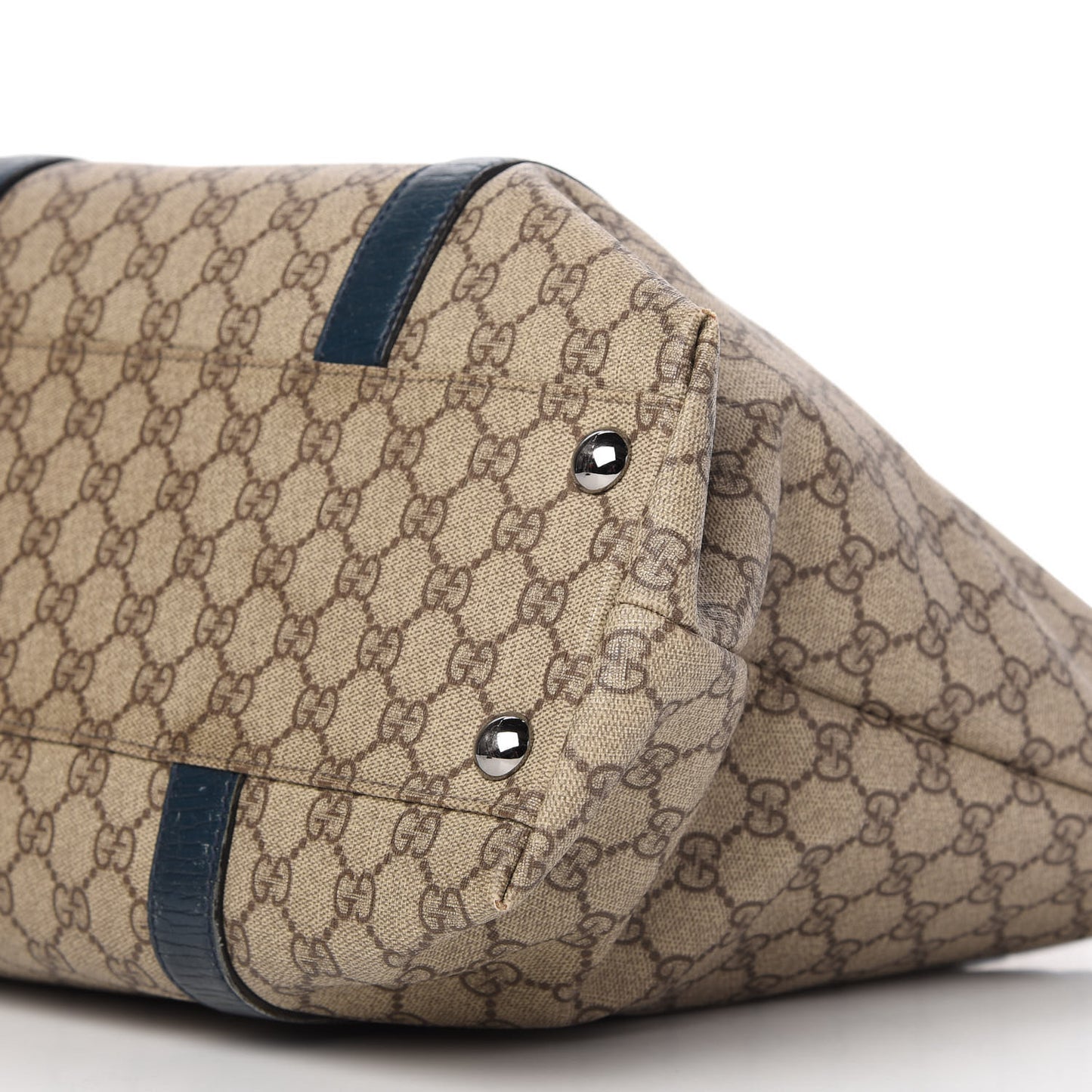 GG Plus Monogram Tote Blue