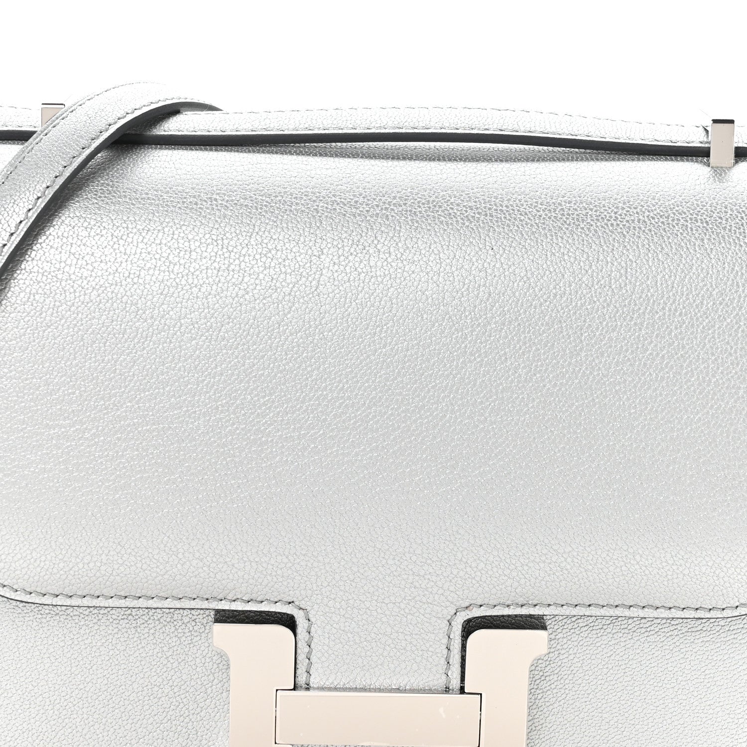 Hermes Metallic Chevre Chamkilight Constance 18 Argent 1859811