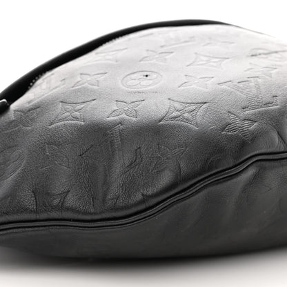 Louis Vuitton Calfskin Monogram Shadow Discovery Bumbag Black 8 of 14