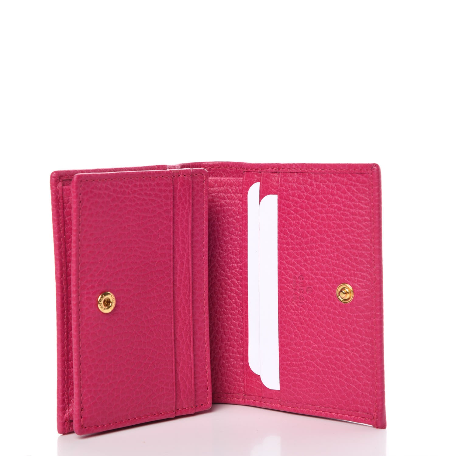 Gucci Dollar Calfskin GG Marmont Card Case Box Pink 5 of 9