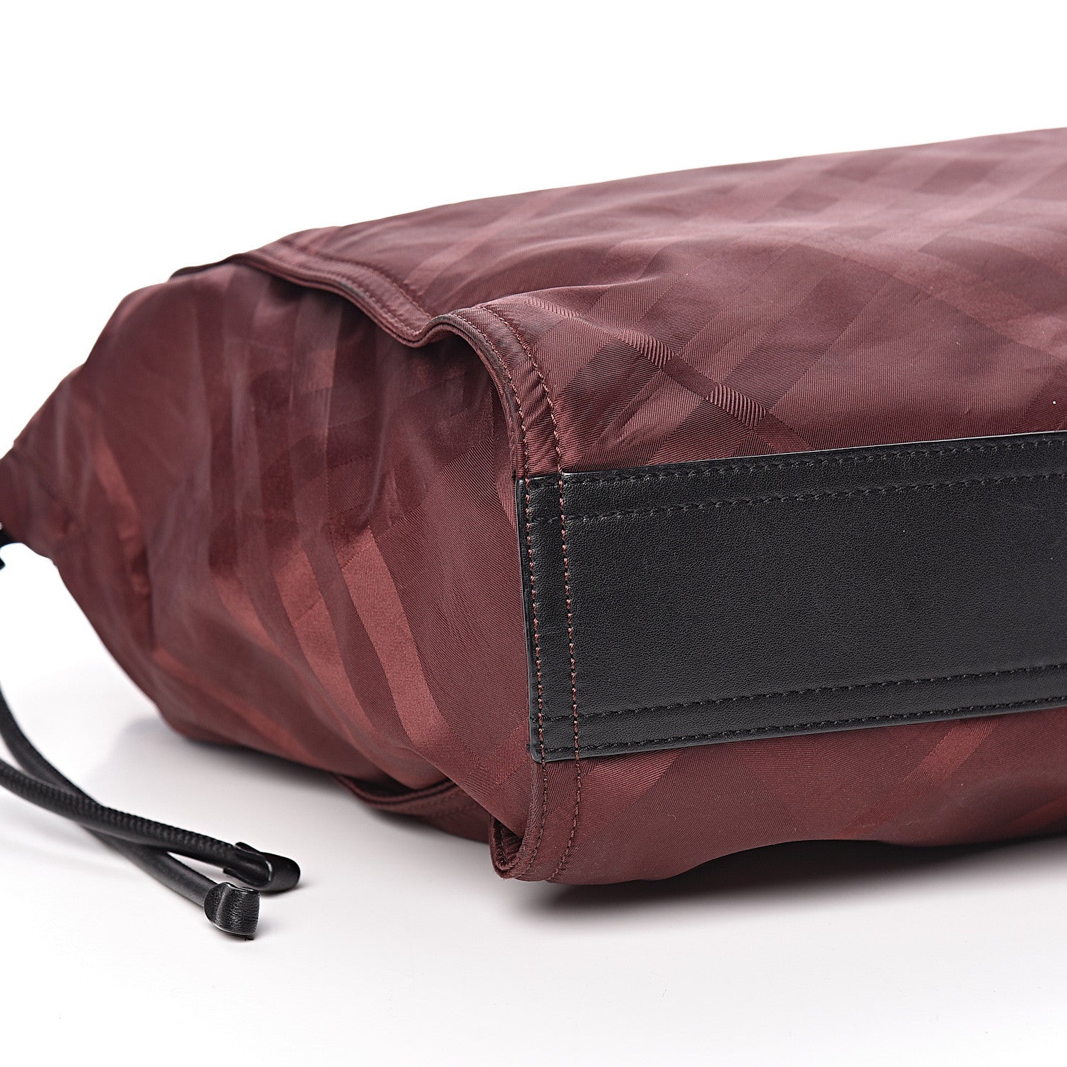 Burberry Nylon Buckleigh Packable Tote Bag Burgundy Red 9 of 11