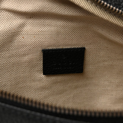Gucci Grained Calfskin Logo Belt Bag Black 6 of 10