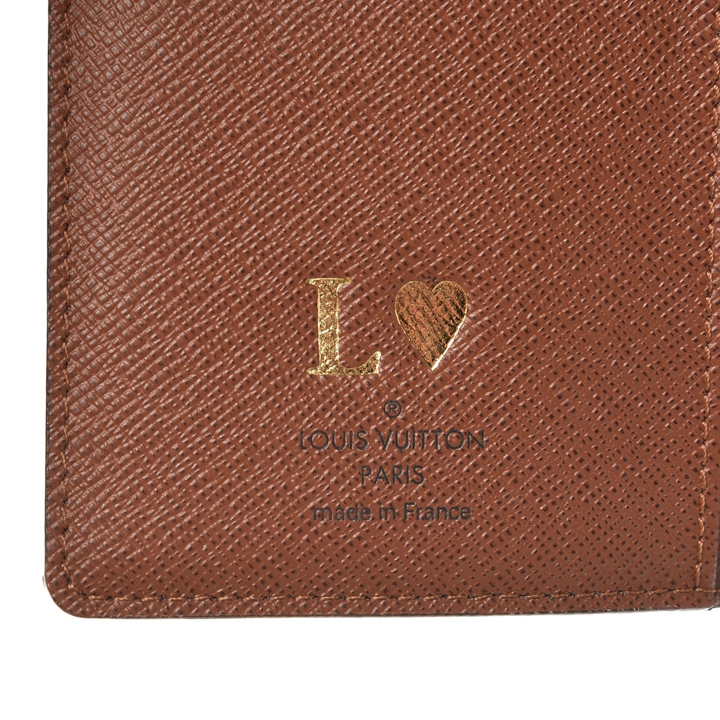 Monogram Pocket Agenda Cover