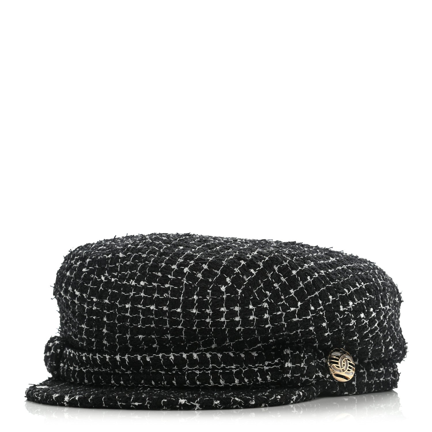 Chanel Tweed Fantasy Cap L Black 1 of 9