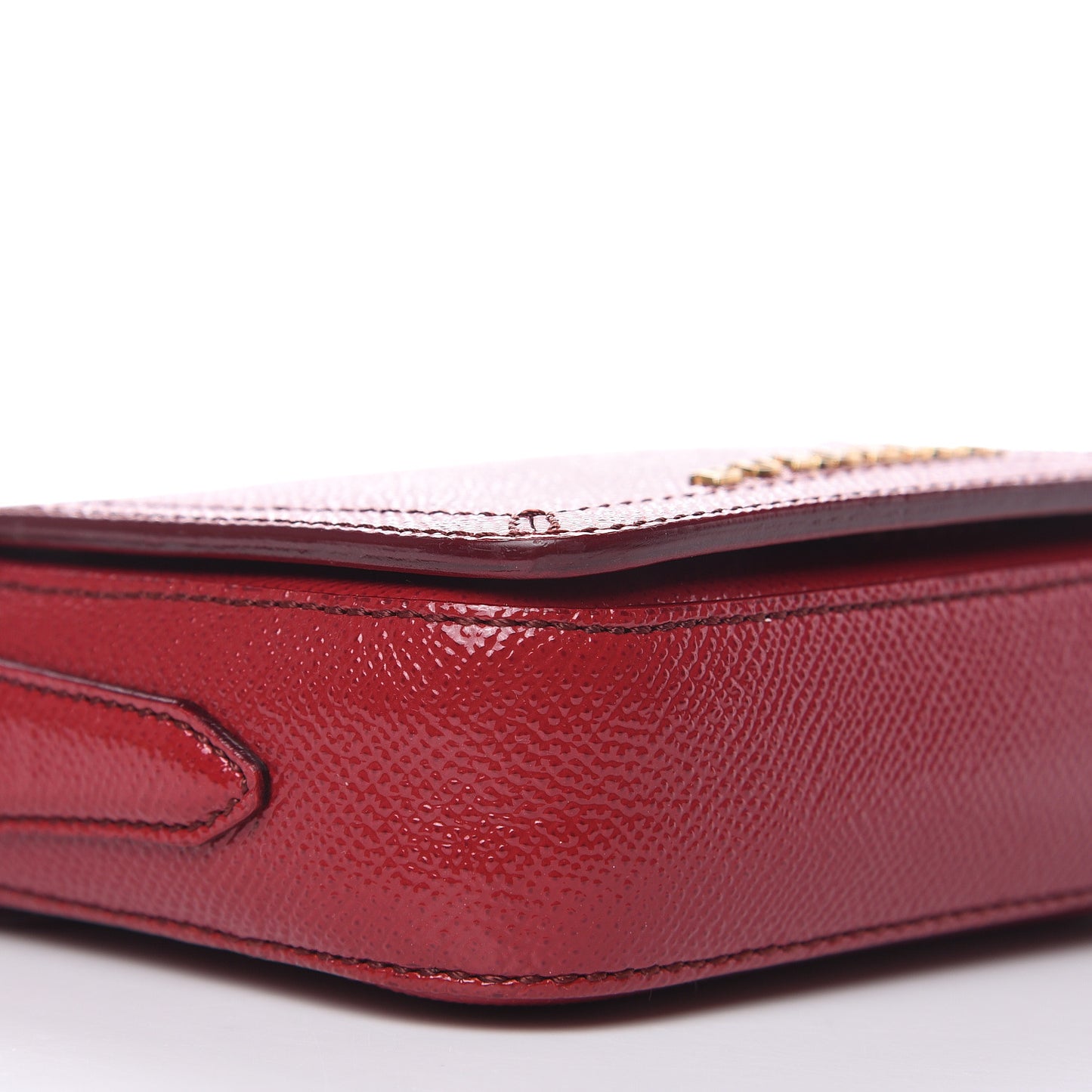 Patent London Crossbody Bag Alizarin Crimson