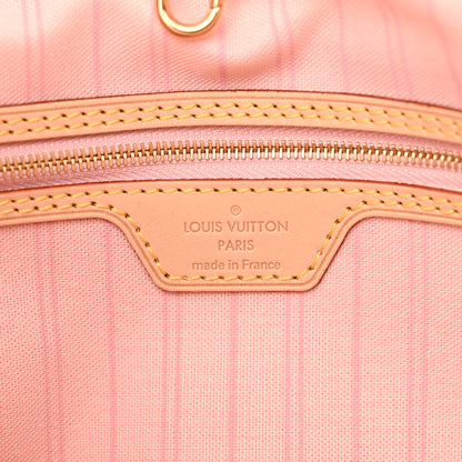 Louis Vuitton Damier Azur Delightful PM Rose Ballerine 6 of 9