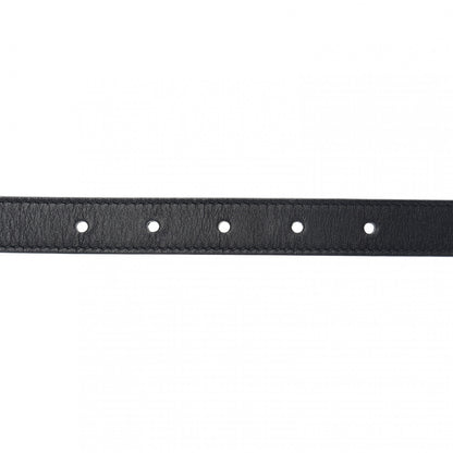 Gucci Moon Calfskin Pearl Double G 20mm Belt 80 32 Black Cream 3 of 5