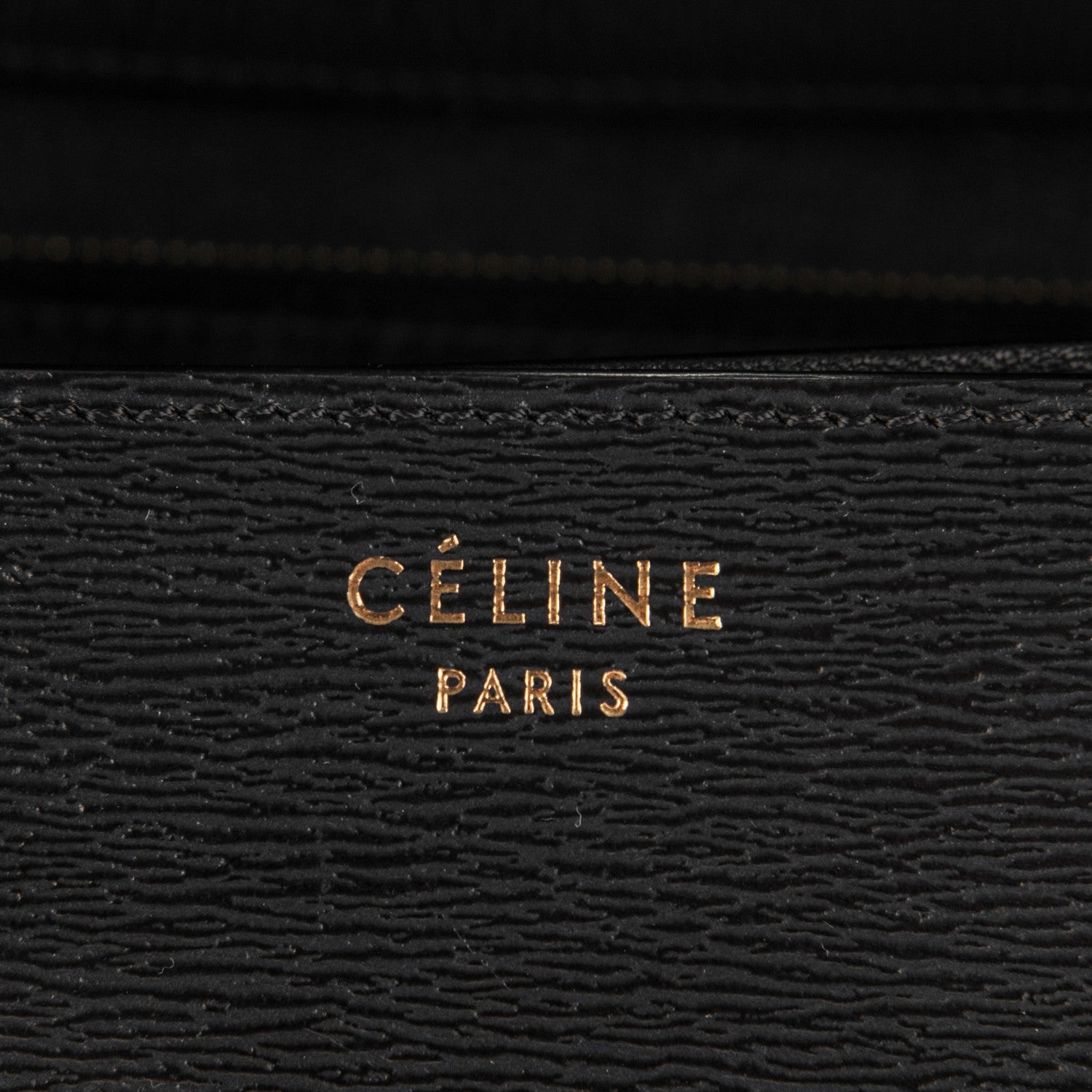 Celine Liege Calfskin Medium Classic Box Flap Bag Black 7 of 7