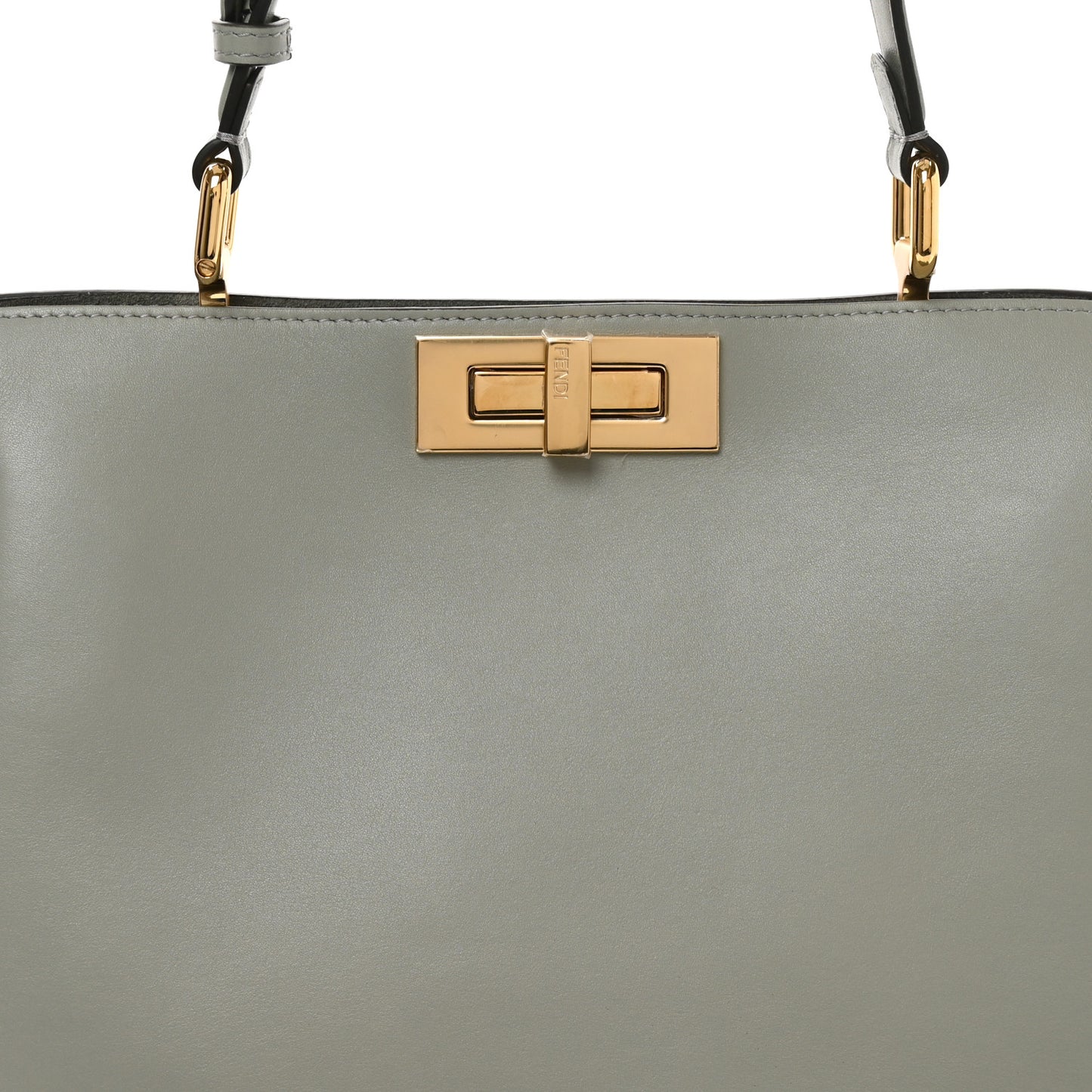 Vitello Fringe Medium Soft Peekaboo Matcha Latte