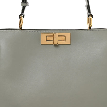 Fendi Vitello Fringe Medium Soft Peekaboo Matcha Latte 8 of 10