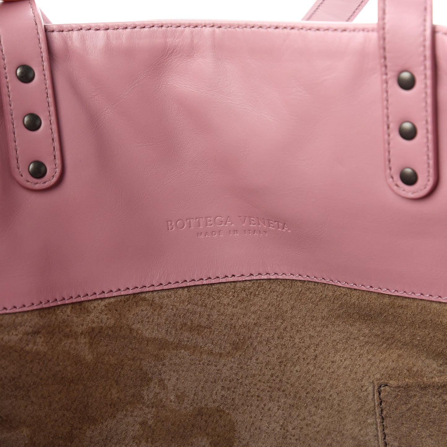 Calfskin Leggero Intrecciato Tote Mallow