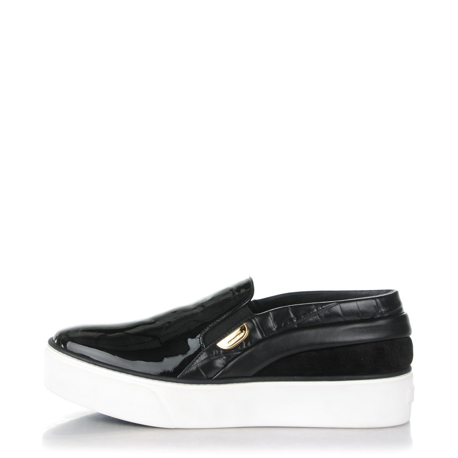 Louis Vuitton Alligator Patent Calfskin Catwalk Slip On 41 Black 1 of 8