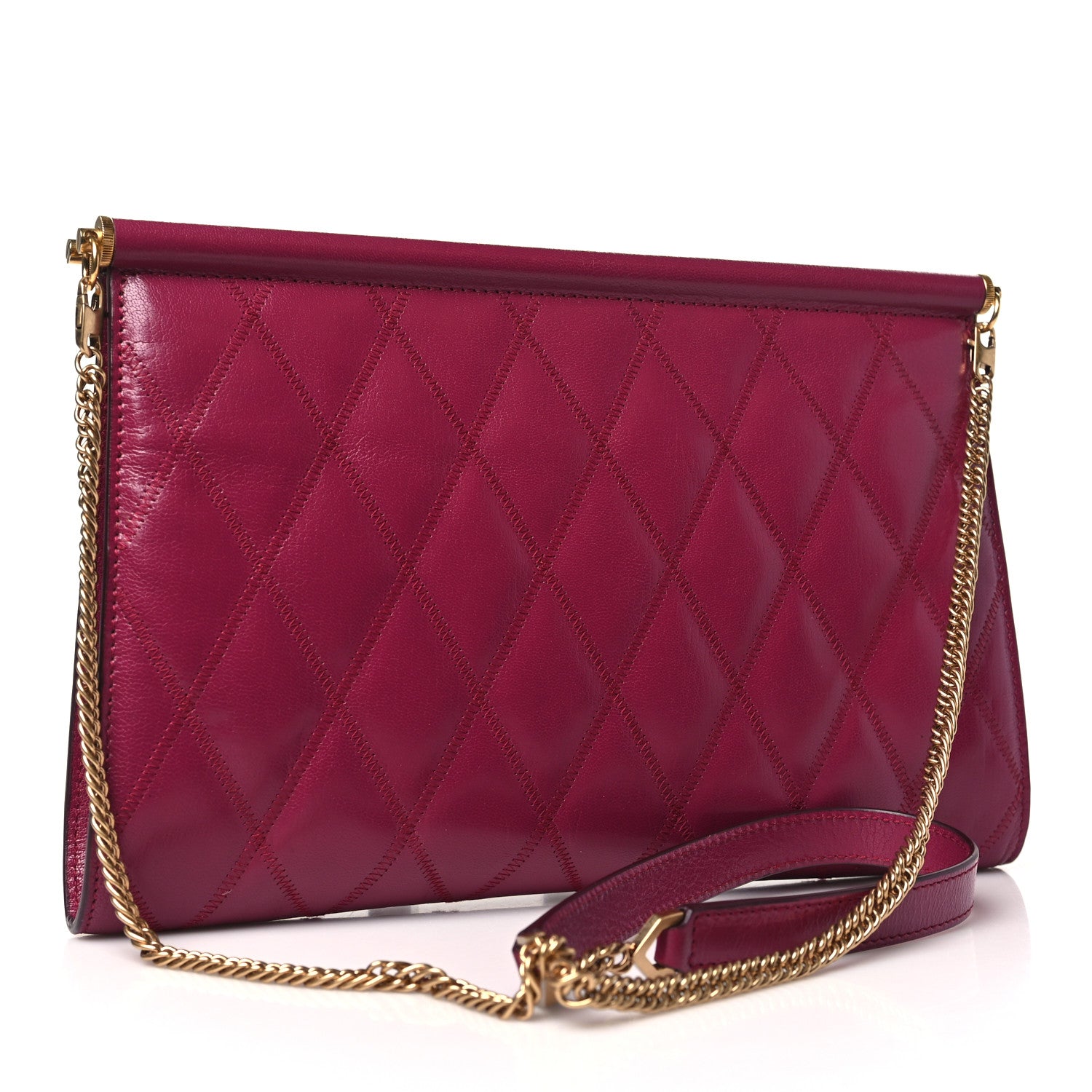 Givenchy Goatskin Quilted Medium Gem Bag Orchid Purple 3 of 9