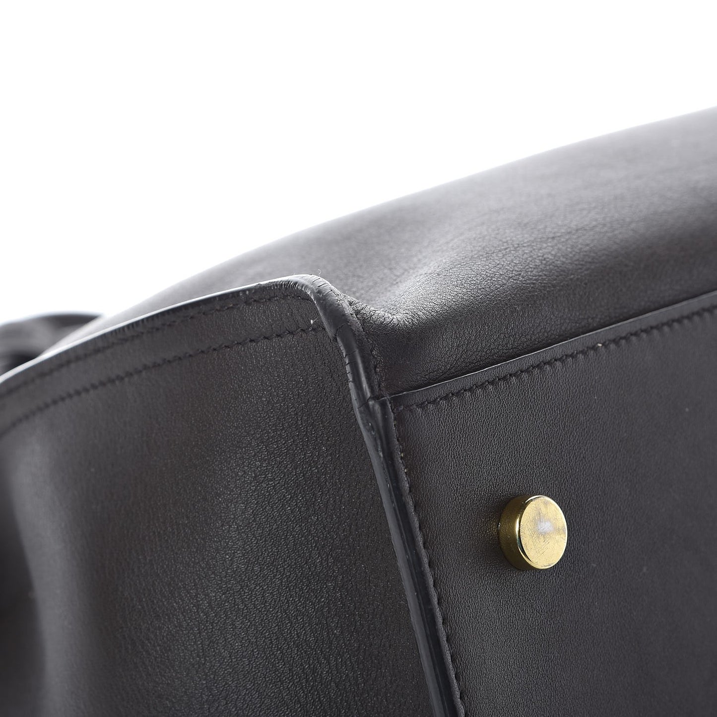 Smooth Calfskin Small Cabas Monogram Dark Grey