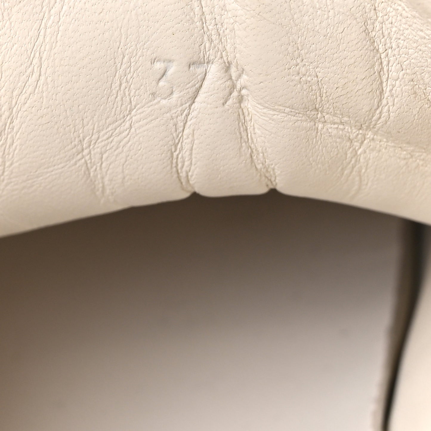 Calfskin Day Sneakers 37.5 White