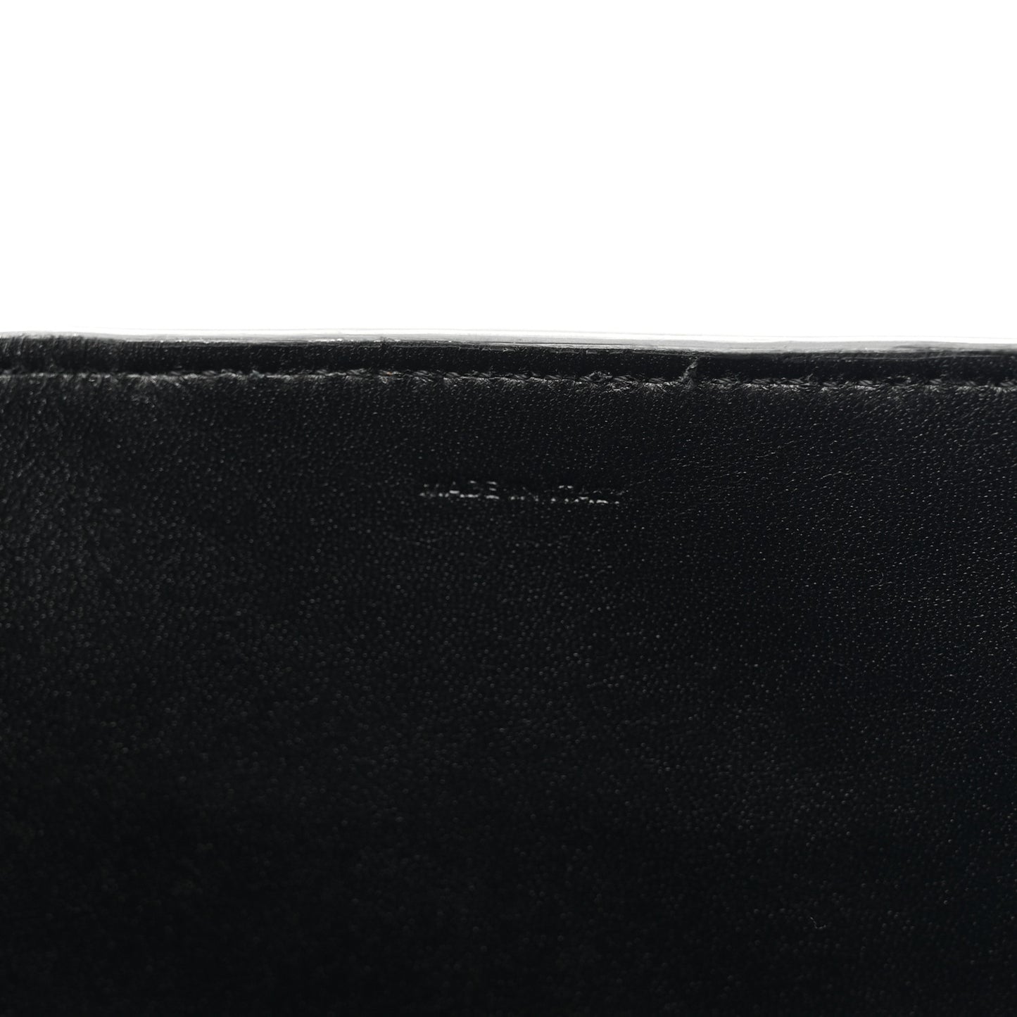Smooth Calfskin Triomphe Medium Louise Bag Black