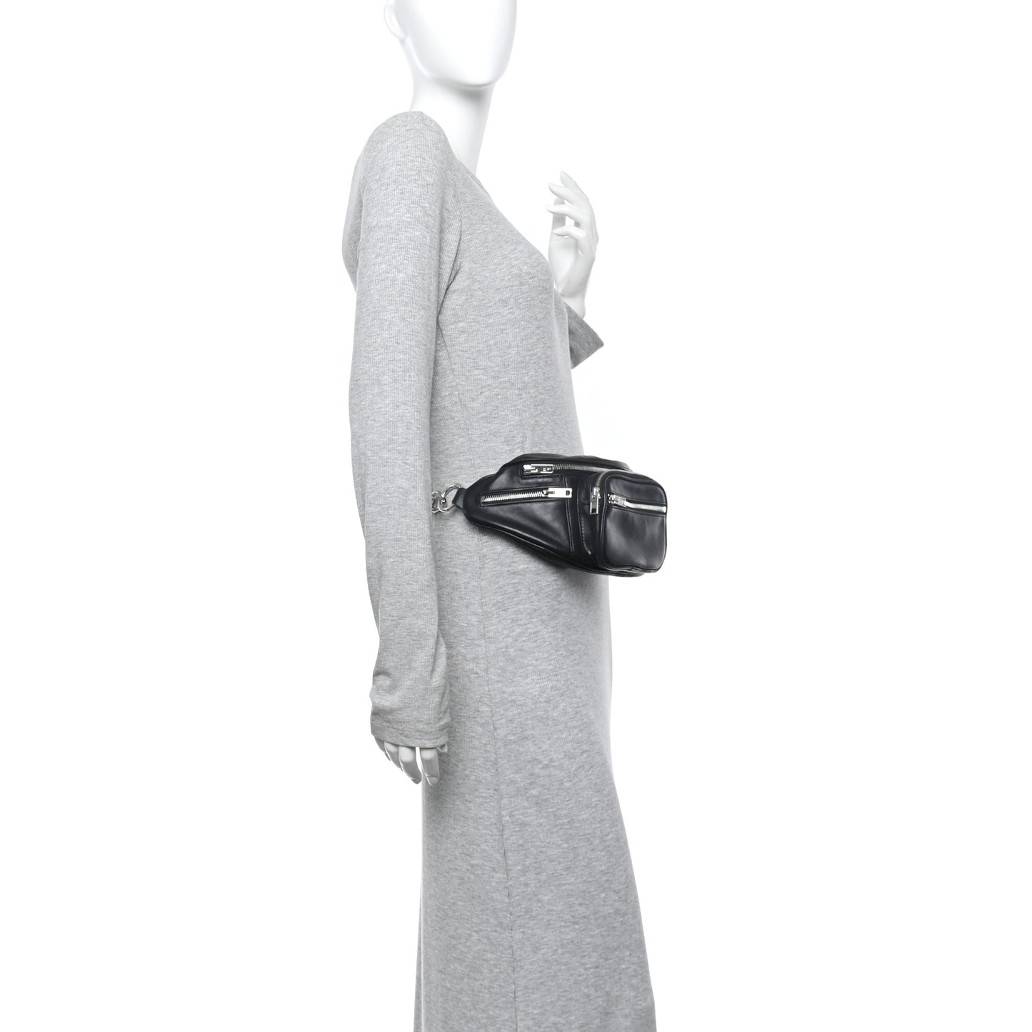 Lambskin Attica Belt Bag Black
