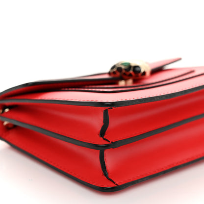 Bulgari Calfskin Serpenti Forever Crossbody Bag Red 9 of 10