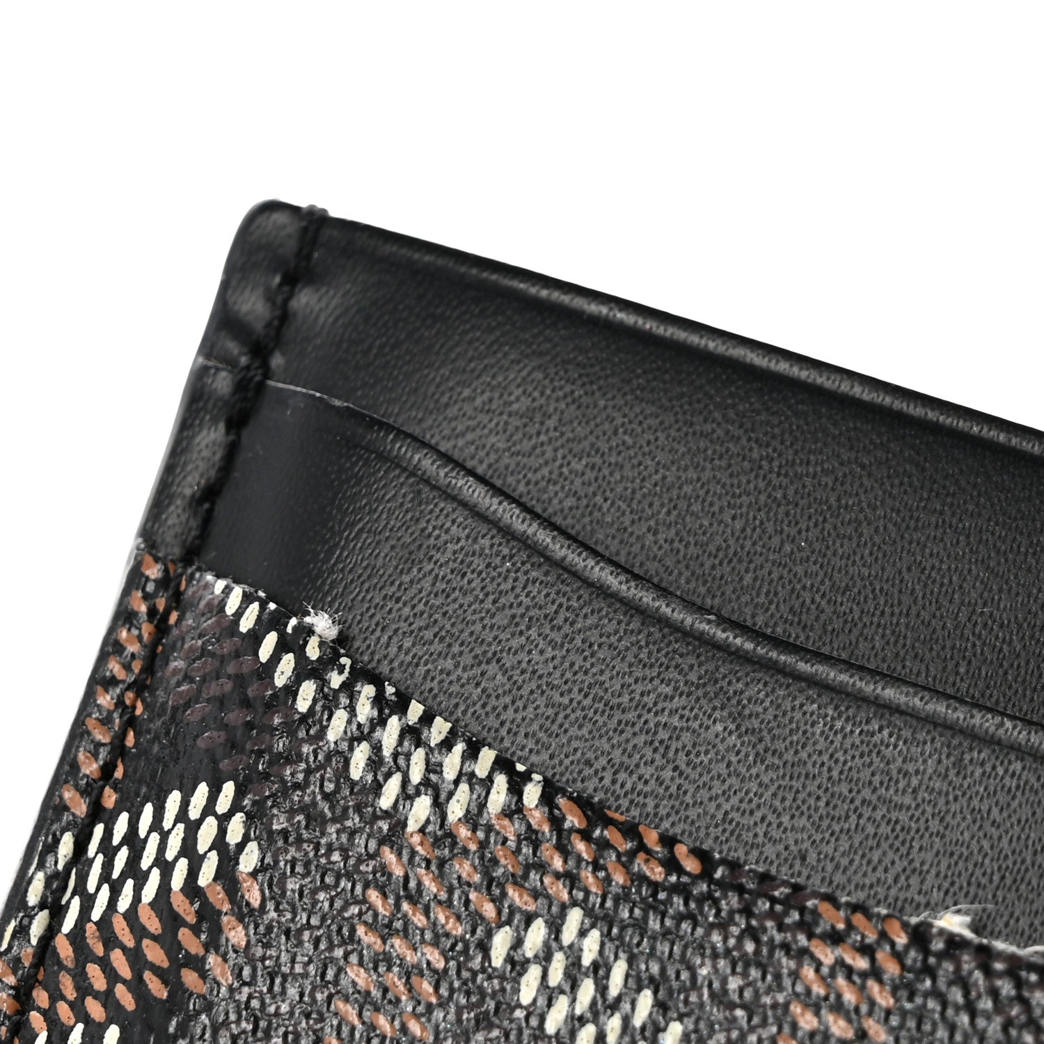 Goyard Goyardine Saint Sulpice Card Holder Black 9 of 9