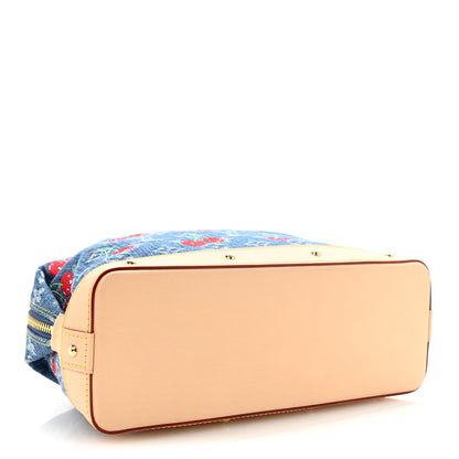 Louis Vuitton LV X TM Monogram Denim Cerises Cosmetic Pouch GM 4 of 6