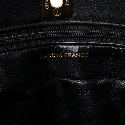 Chanel Caviar Quilted Shopping Tote Black 10 of 17