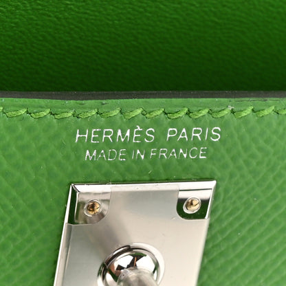 Hermes Epsom Mini Kelly Sellier 20 Vert Yucca 6 of 11