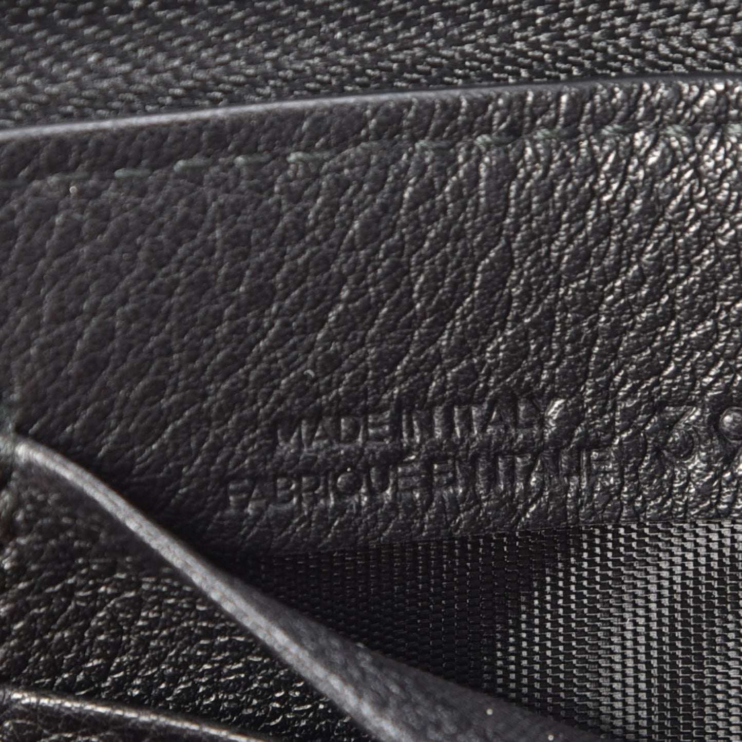 Calfskin Multi Bow Money Wallet Black