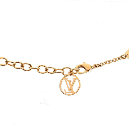 Louis Vuitton Essential V Necklace Gold 4 of 6