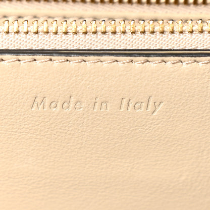 Celine Spazzolato Calfskin Medium Classic Box Flap Bag Taupe 7 of 10