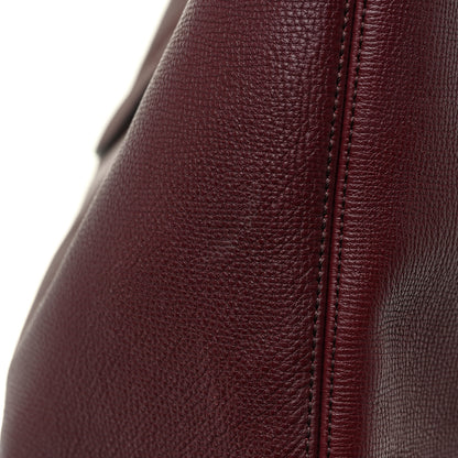 Burberry Grainy Calfskin Medium Honeybrook Tote Dark Plum 19 of 19