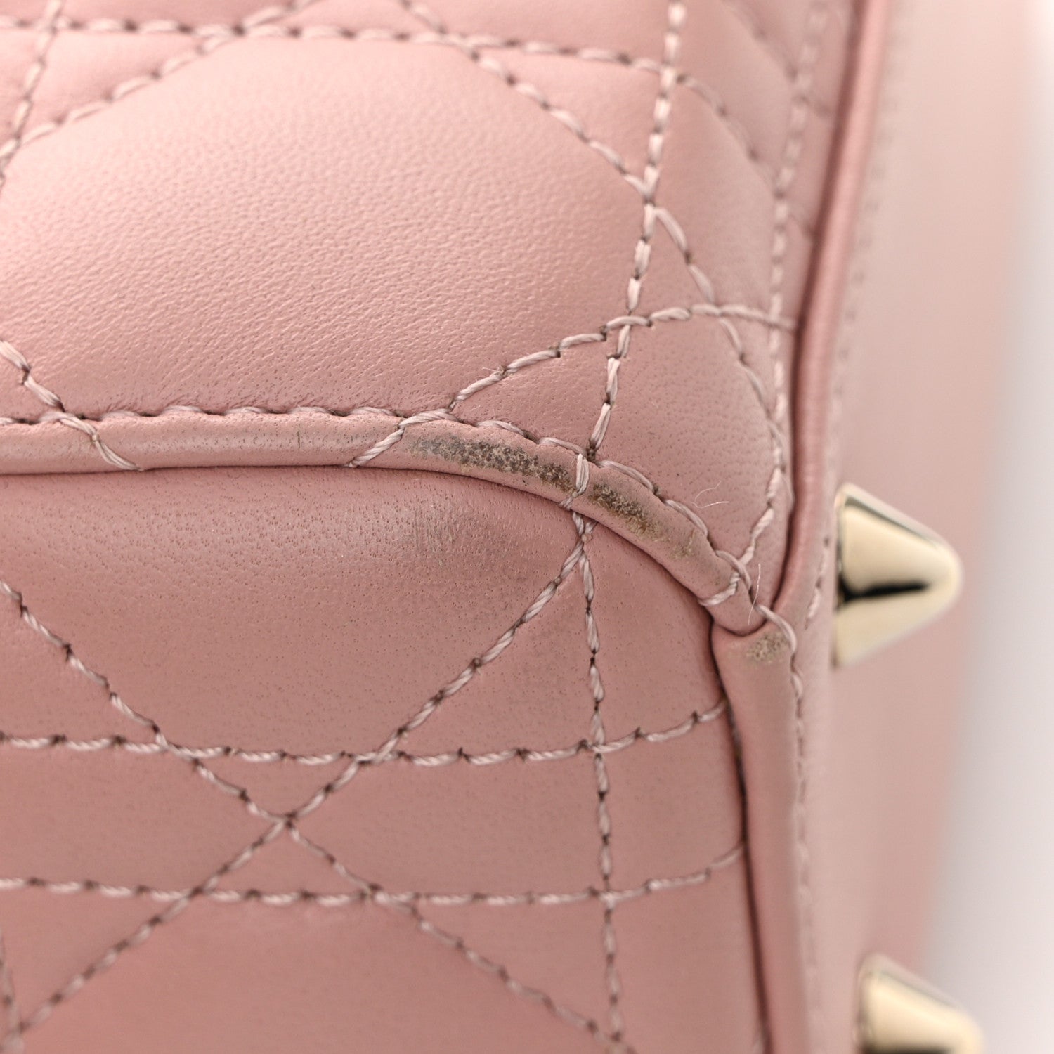 Christian Dior Lambskin Cannage Small My ABCDior Lady Dior Fard 11 of 12