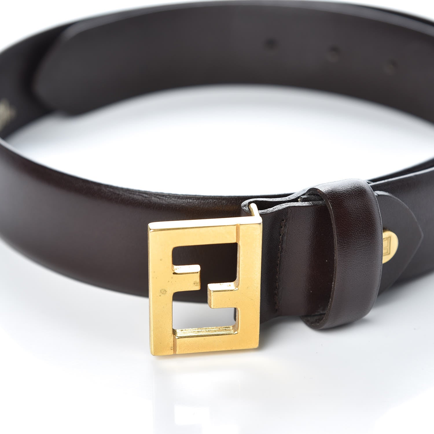 Fendi Calfskin Belt 90 36 Brown 4 of 7