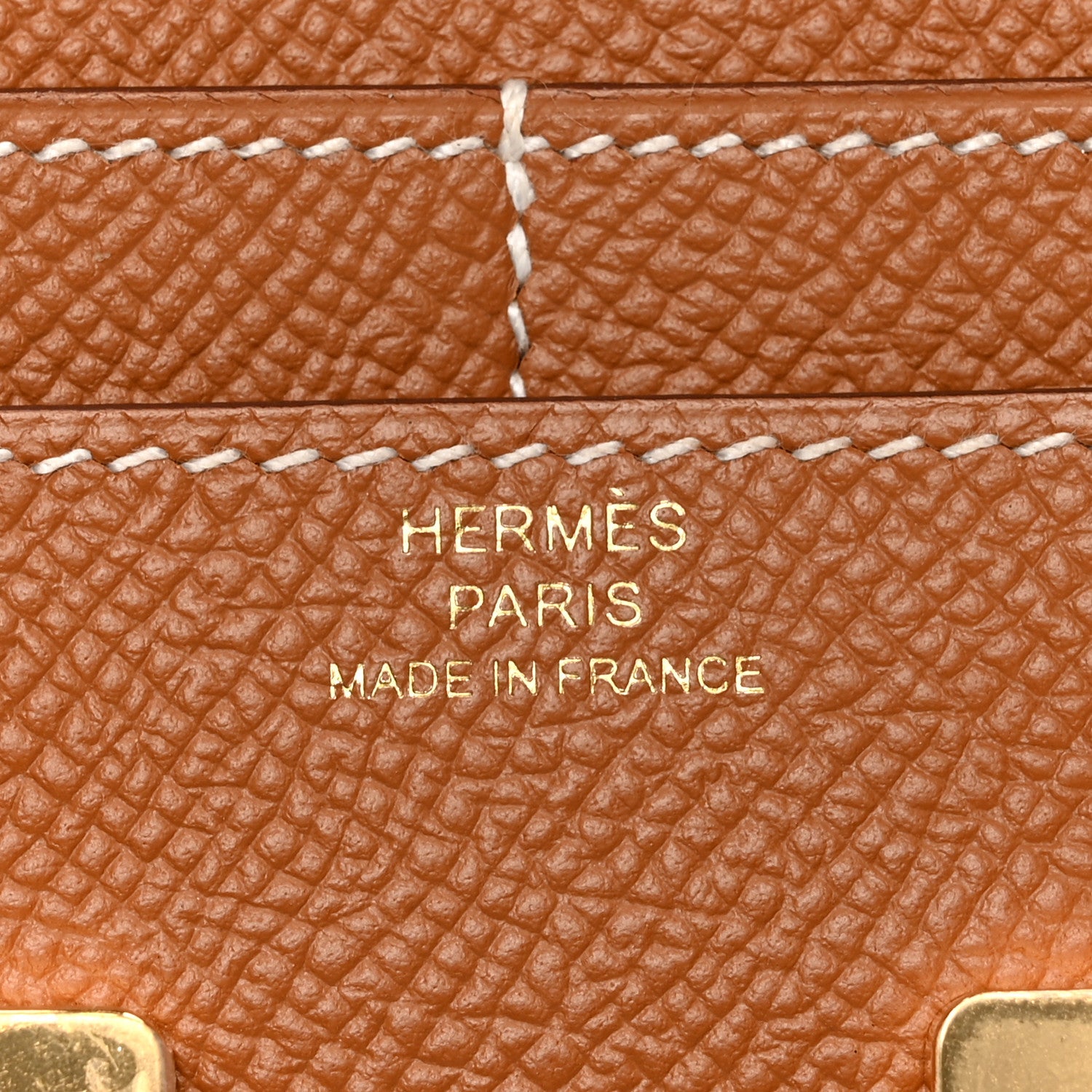 Hermes Epsom Constance Short Wallet Gold 6 of 8