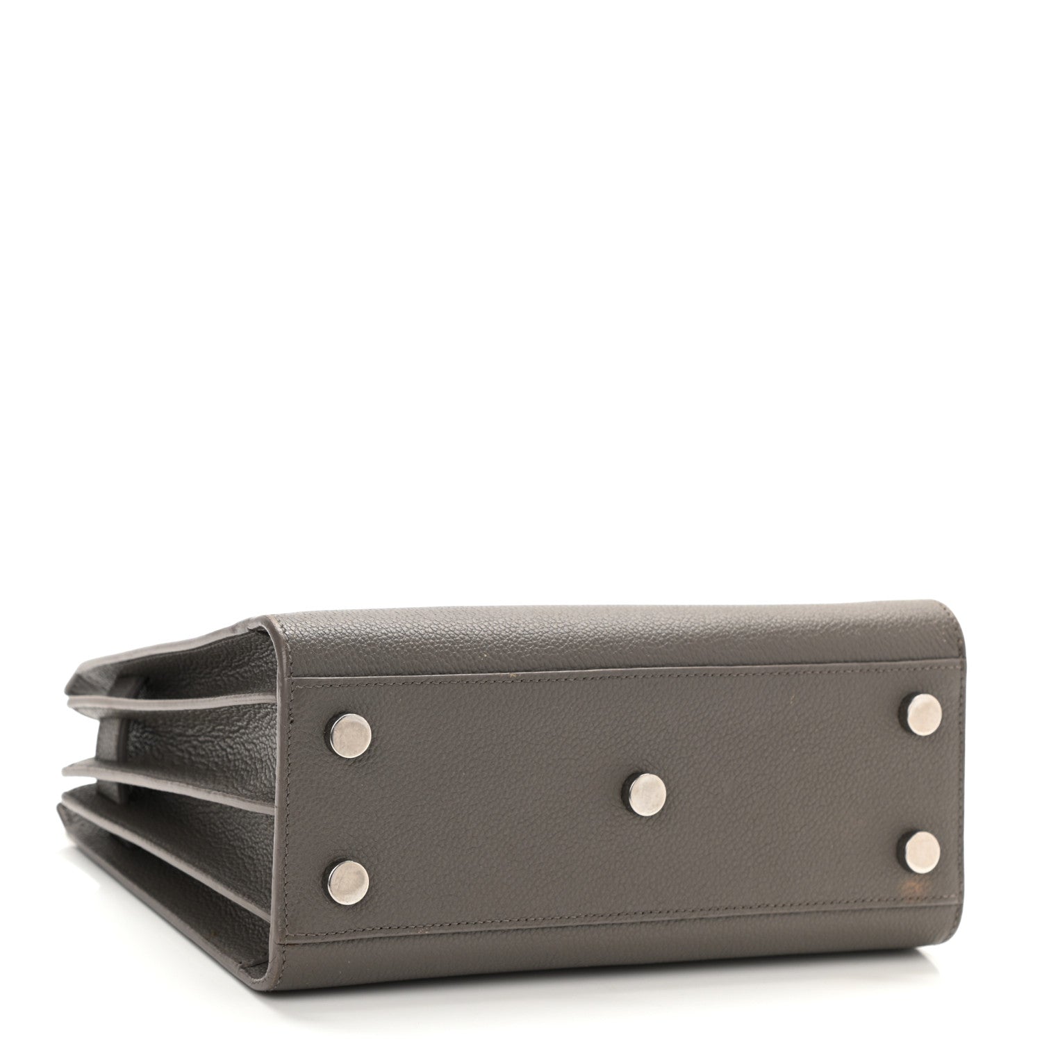 Saint Laurent Grained Calfskin Nano Sac De Jour Fog 4 of 11