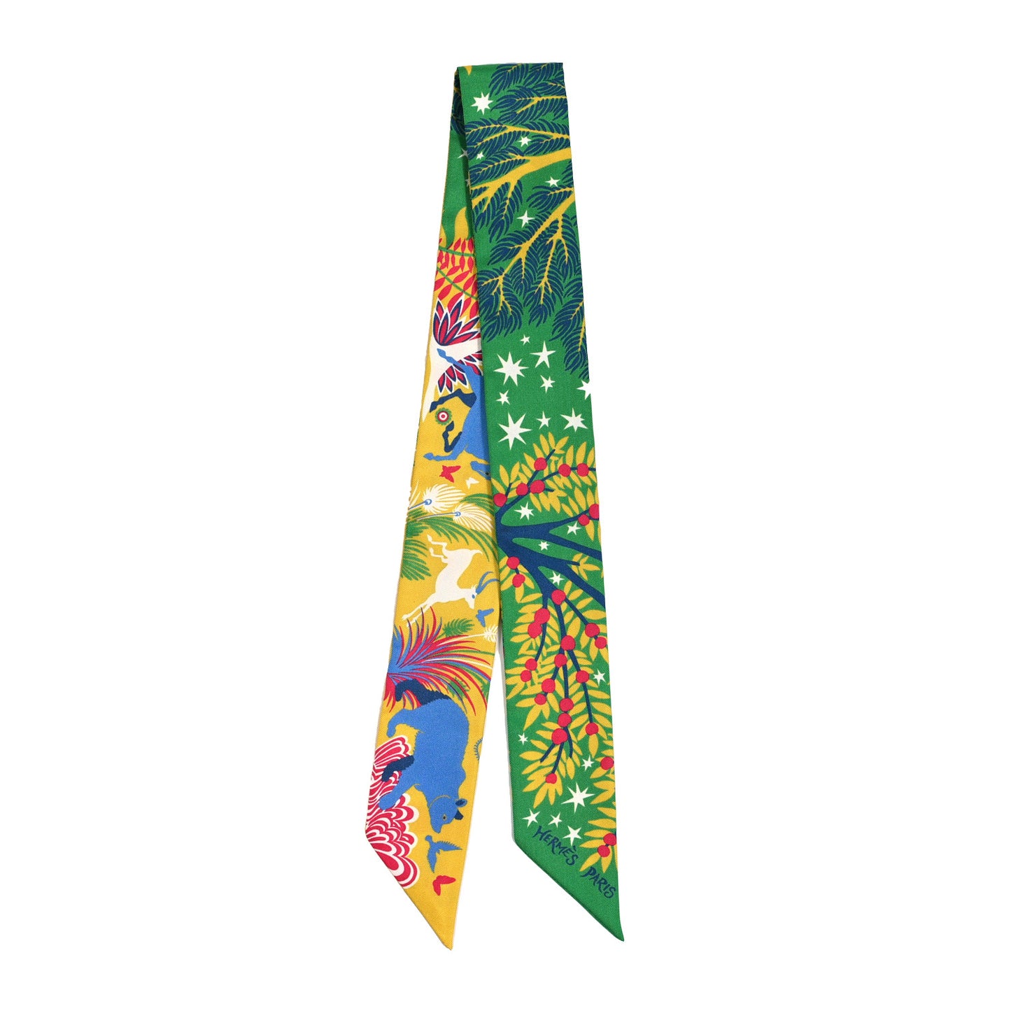 Silk Le Charme D Orphee Twilly Vert Vif Jaune Vif